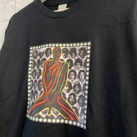 ATCQ Marauders Multi Printed Long Sleeve Tee In Black