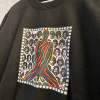 ATCQ Marauders Multi Printed Sweatshirt In Black
