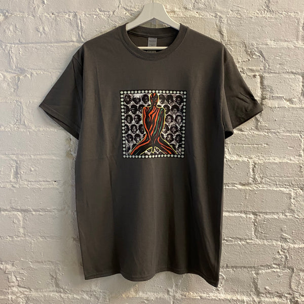 ATCQ Marauders Multi Printed Tee In Charcoal