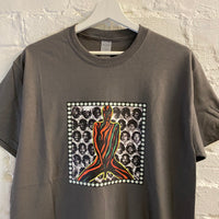 ATCQ Marauders Multi Printed Tee In Charcoal
