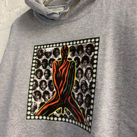 ATCQ Marauders Multi Printed Hoodie In Grey