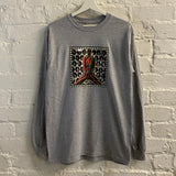 ATCQ Marauders Multi Printed Long Sleeve Tee In Grey