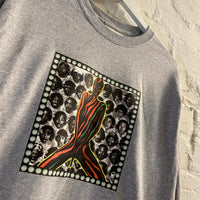 ATCQ Marauders Multi Printed Long Sleeve Tee In Grey