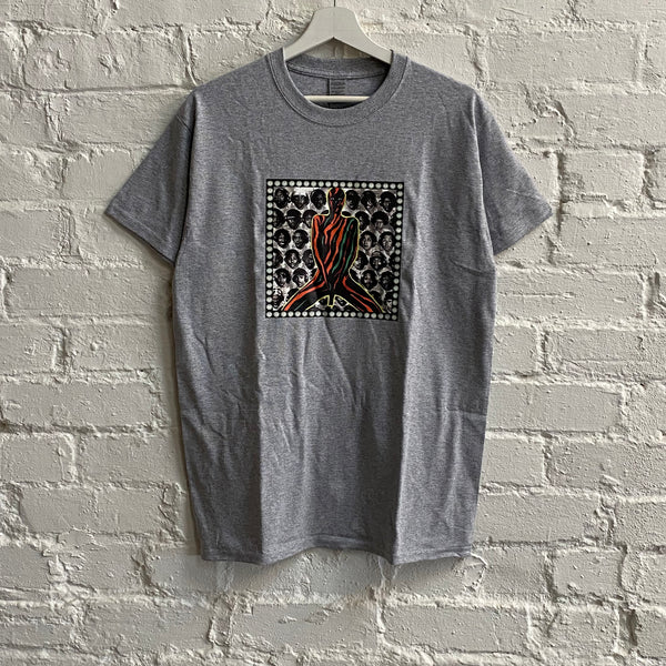 ATCQ Marauders Multi Printed Tee In Grey