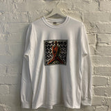 ATCQ Marauders Multi Printed Long Sleeve Tee In White