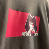Mia Wallace Cocaine Pulp Fiction Printed Tee In Charcoal