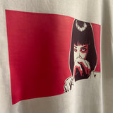 Mia Wallace Cocaine Pulp Fiction Printed Tee In White