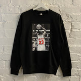 Michael Jordan Basketball Printed Sweatshirt In Black