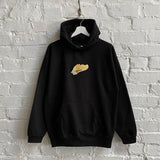 Michigan Boy Boat Embroidered Hoodie In Black