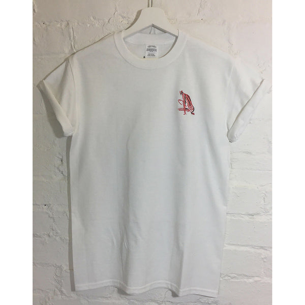 Midnight Marauders Embroidered Tee In White