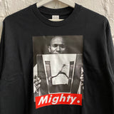 Mighty Mos Def Printed Long Sleeve Tee In Black
