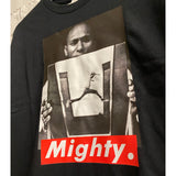 Mighty Mos Def Printed Long Sleeve Tee In Black