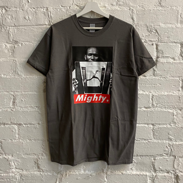 Mighty Mos Def Printed Tee In Charcoal