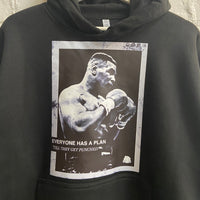 Mike Tyson Plan Printed Hoodie In Black