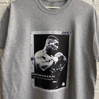 Mike Tyson Plan Printed Tee In Grey