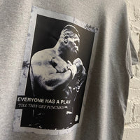 Mike Tyson Plan Printed Tee In Grey