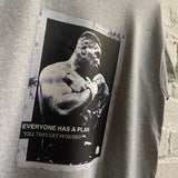 Mike Tyson Plan Printed Tee In Grey
