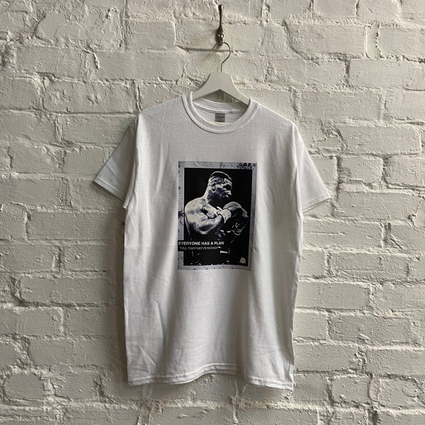 Mike Tyson Plan Printed Tee In White