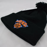 Mobb Deep NYC Roll Up Bobble Beanie In Black