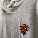 Mobb Deep NYC Embroidered Hoodie In Grey