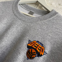 Mobb Deep NYC Embroidered Sweatshirt In Grey