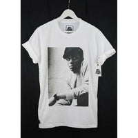 Mos Def B&W Printed Tee In White