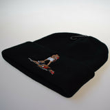 Muhammad Ali Roll Up Beanie In Black