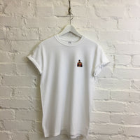 Muhammad Ali Embroidered Tee In White