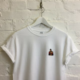 Muhammad Ali Embroidered Tee In White