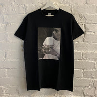 NAS B&W Printed Tee In Black