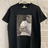 NAS B&W Printed Tee In Black