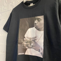 NAS B&W Printed Tee In Black