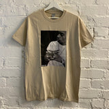 NAS B&W Printed Tee In Sand