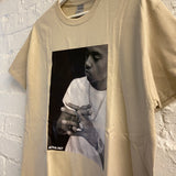 NAS B&W Printed Tee In Sand