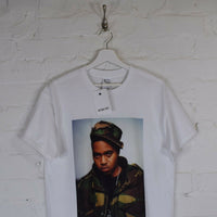 NAS Camo Printed Tee In White
