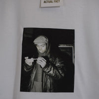NAS Rolling Up A Doob Printed Tee In White