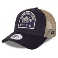 New Era NY To LA Curve Peak Trucker Cap