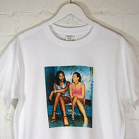 Naomi & Kate Printed Tee In White