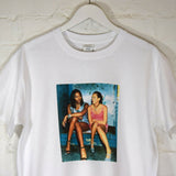 Naomi & Kate Printed Tee In White