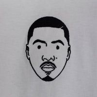 NAS Embroidered Tee In White