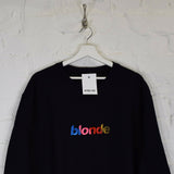 Nascar Blonde Embroidered Sweatshirt In Black