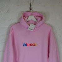 Nascar Blonde Embroidered Hoodie In Pink