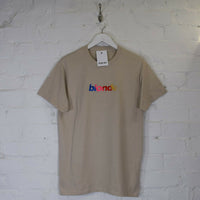 Frank Ocean Blonde Embroidered Tee In Sand
