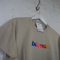 Frank Ocean Blonde Embroidered Tee In Sand