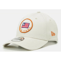 New Era New York USA Flag Curve Peak Trucker Cap
