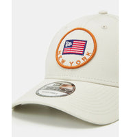 New Era New York USA Flag Curve Peak Trucker Cap