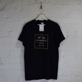 No 36 Chambers Embroidered Tee In Black
