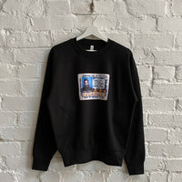 ODB Card Printed Sweatshirt In Black