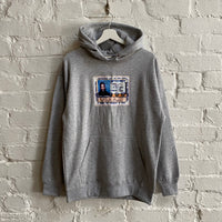 ODB Card Printed Hoodie In Grey