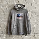 ODB Card Printed Hoodie In Grey